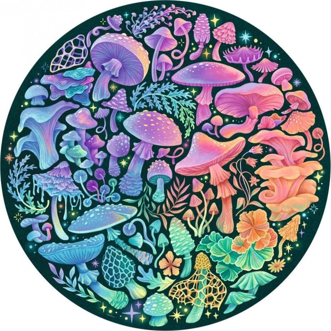 Puzzle 500 tükki värvipalett Seened RAVENSBURGER