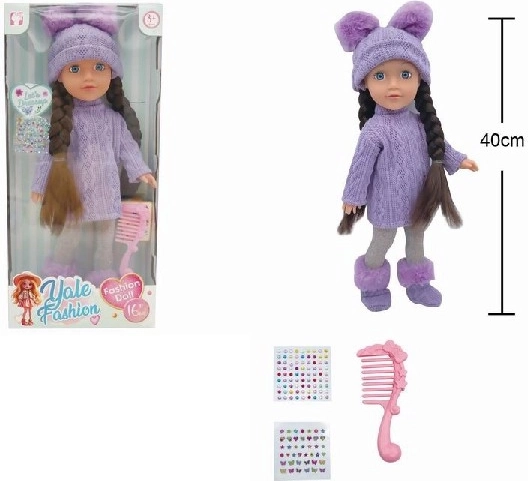 Nukk 30 cm tarvikutega, joob ja pissib