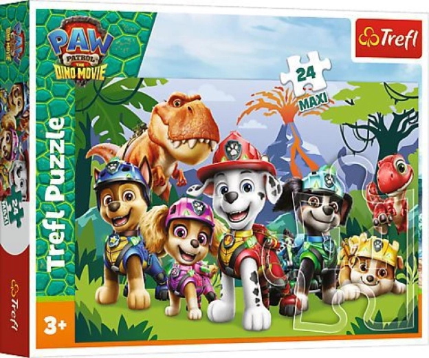 Maxi puzzle 24 pieces Paw Patrol Dino Movie – Prehistoric Friendship 60 × 40 cm