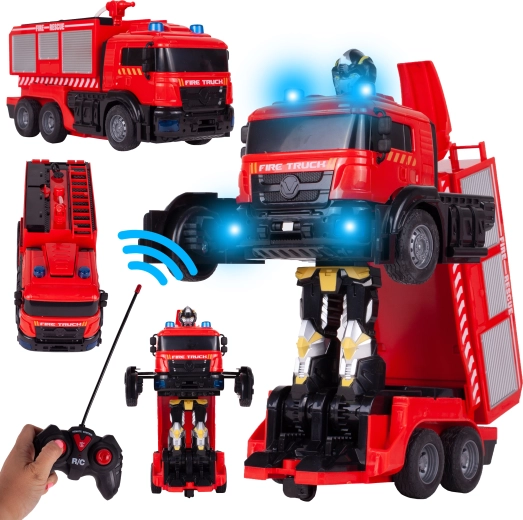 RC transforming firefighter robot