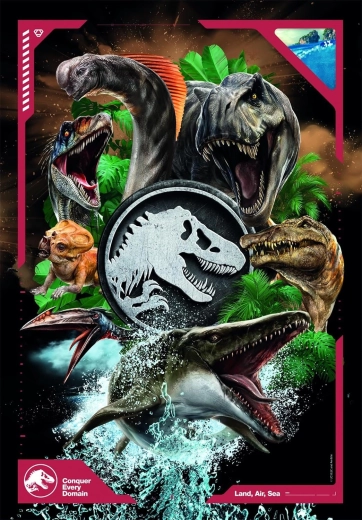 Pusle CLEMENTONI Jurassic World 180 tükki