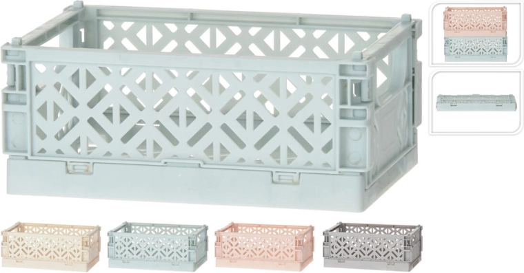Kokkupandav plastkandik 10 × 15 × 6 cm – värvivalik