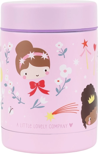 A Little Lovely Company insulated stainless steel food container – Princesses 300 ml