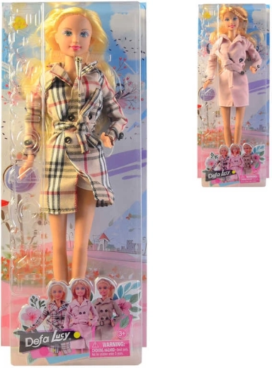 Defa Lucy doll in a trendy coat 30 cm - 1 piece