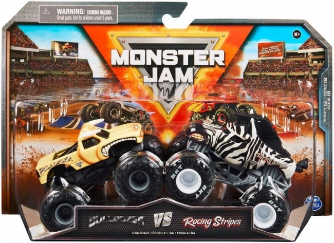 Monster Jam metallist monster truck’ide mudelid 1:64 – 2 auto komplekt