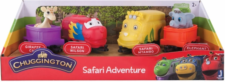 Chuggington train set Safari Park (4 pcs)