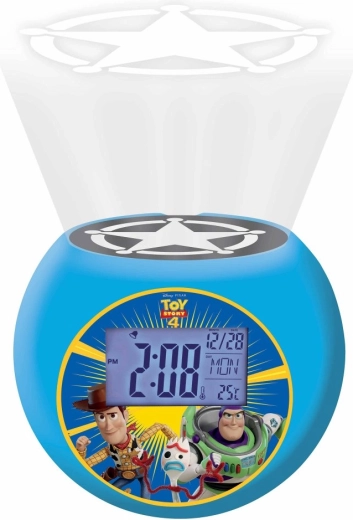 Laste raadioäratuskell projektoriga TOY STORY 4 ja LCD-ekraaniga