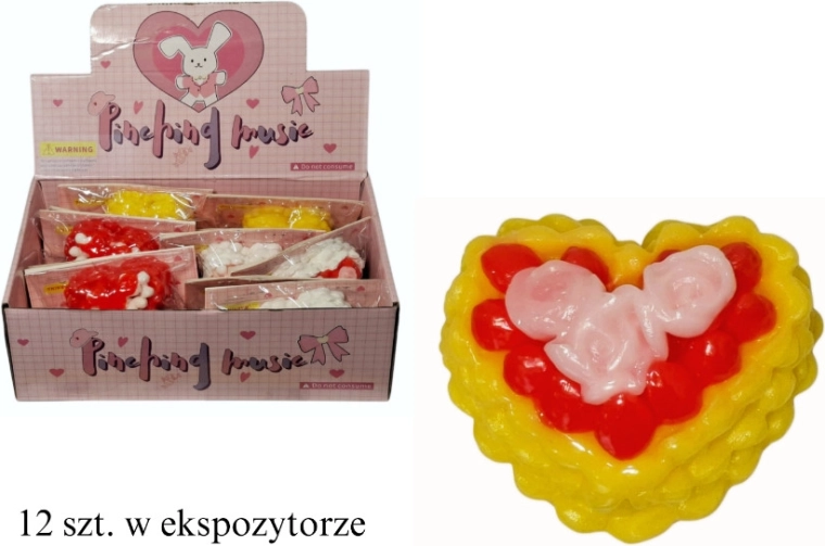 Heart-Shaped Anti-Stress Squeeze Cake