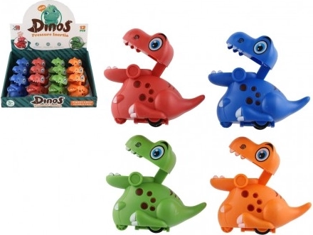 Dinosauruse vajuta ja sõida – hoorattamehhanismiga mänguasi lastele 3+