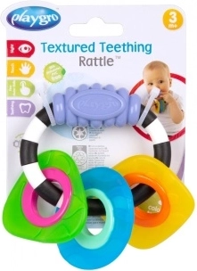 Playgro teething rattle with shapes for babies