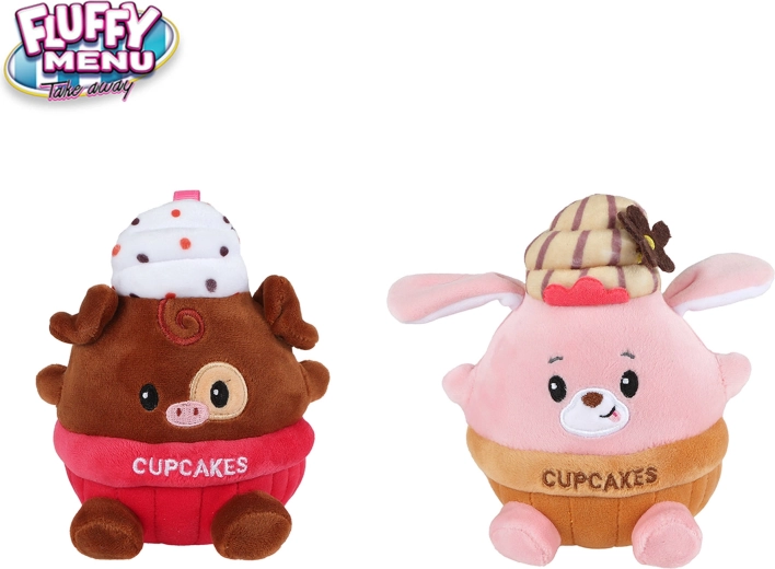 Pehme mängukaru Cupcake Fluffy Menu 14 cm