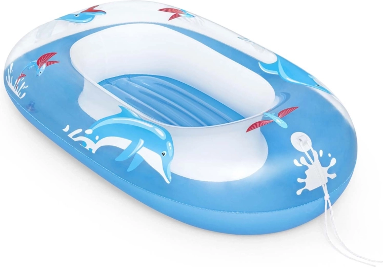 Children's Inflatable Boat with Dolphin 102 × 69 cm BESTWAY