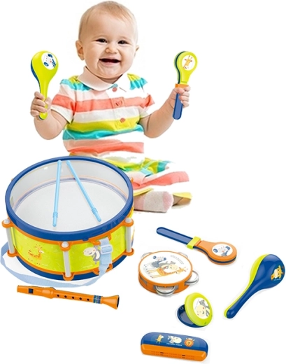 PLEJO drum with musical instruments