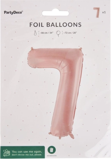 Fooliumõhupall number 7 beež 72 cm