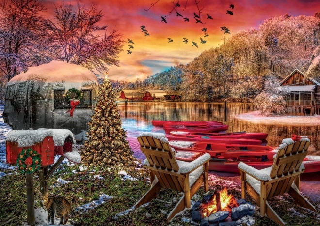 Pusle ART PUZZLE Tábořiště 2000 tükki