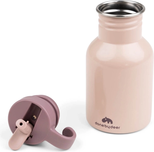 Done by Deer stainless steel bottle Ozzo pink 350 ml