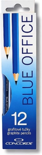 Grafiitpliiatsid CONCORDE Blue Office HB, 12 tk