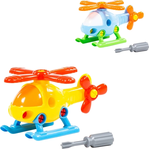 Children’s disassemblable helicopter with screwdriver - 1 piece