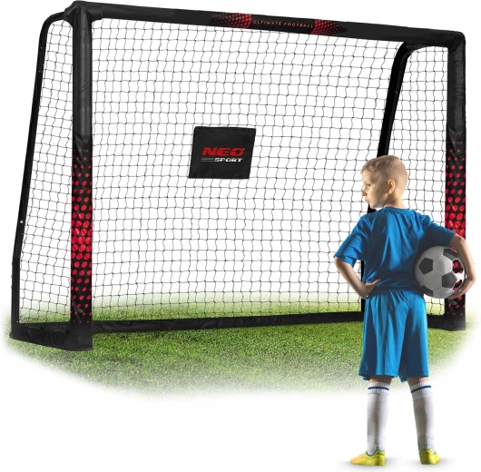 Neo-Sport jalgpallivärav 180 × 120 × 60 cm must-punane