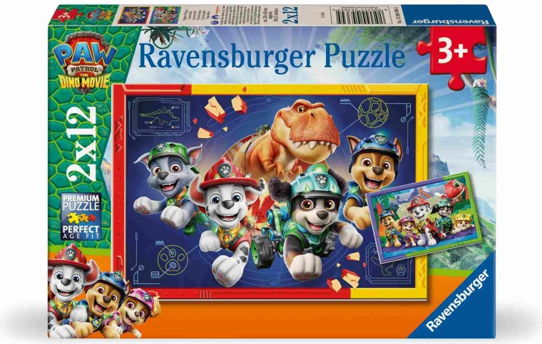 Ravensburger PAW Patrol: The Mighty Movie – puzzle 2×12 pieces