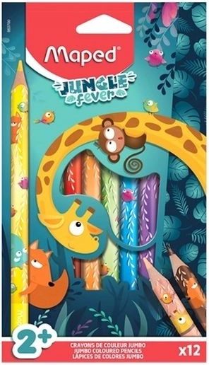 Jumbo vahakriidid Jungle Fever, komplekt 12 tk