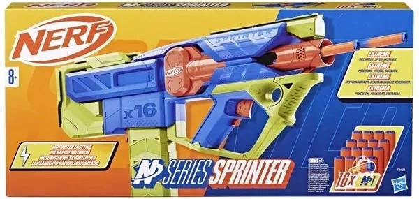 Nerf N Series Sprinter – automaatne blaster 16 noole salvega