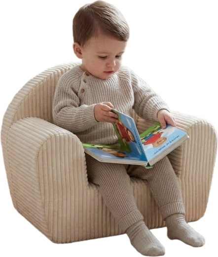 Laste velvetist tugitool New Baby – kreemikas