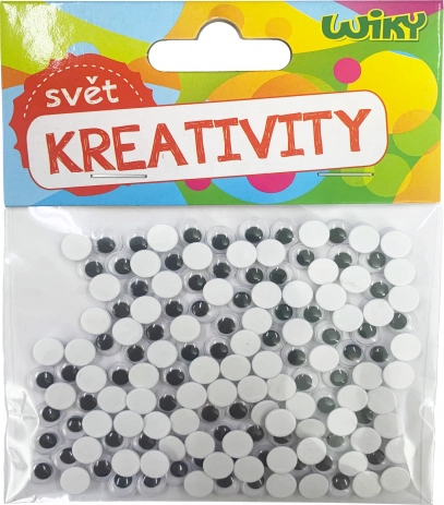 Small movable eyes for decoration 7 mm