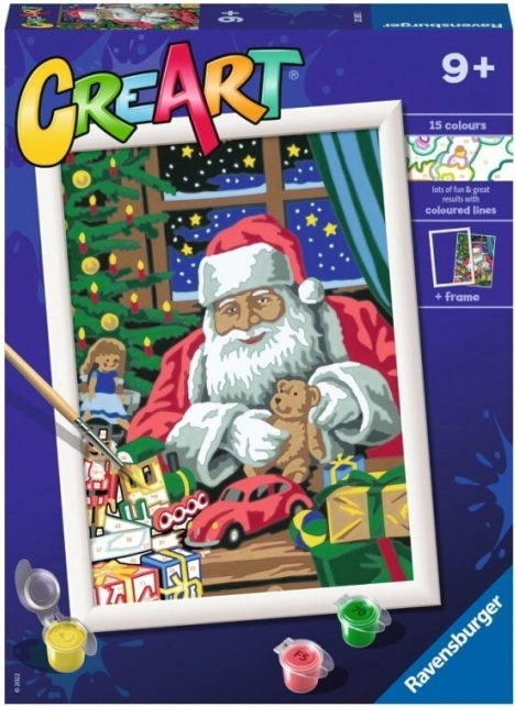 Laste numbrite järgi maalimine – Püha Nikolaus CreArt