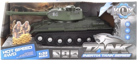 Roheline inertsihooga tank 1:32