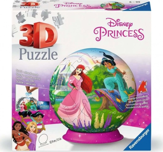 RAVENSBURGER 3D Puzzleball Disney Princesses 73 pieces