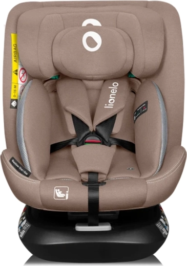 Lionelo Bastiaan One i-Size rotating car seat 40–150 cm, Beige Sand