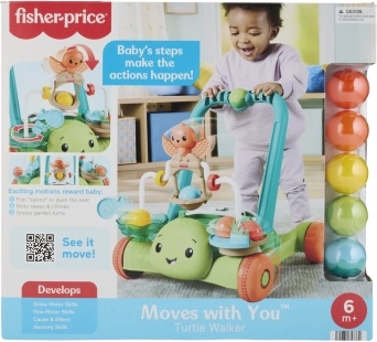 Fisher-Price interaktiivne käimistugi kilpkonn