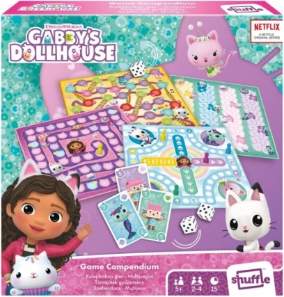 Gabby’s Dollhouse Kaleidoskop – lauamängude ja kaardimängude komplekt lastele