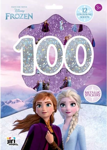 Disney Lumekuningriik – metallikläikeliste kleepsude ja värvimislehtede komplekt (100+ tk)