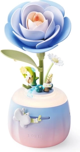 Robotime ROKR Floral Art 3D Puzzle Camellia Lamp (73 pieces)