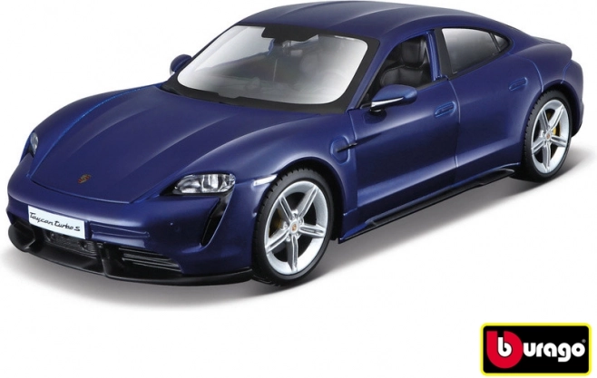 Porsche Taycan Turbo S 2019 automudeli mõõtkavas 1:24