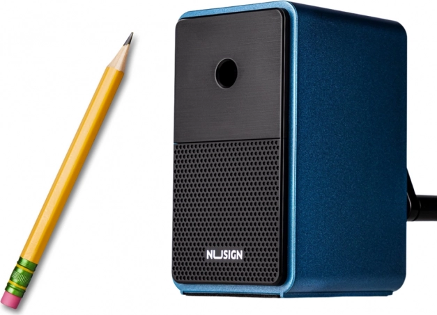 Väntteritaja mahuti ja tera reguleerimisega, sinine