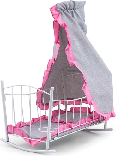 Milly Mally nukuvoodi ja häll nukkudele Lily baldahhiiniga prestige pink