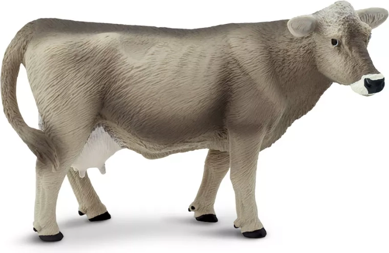 Safari Ltd. Šveitsi pruuni lehma figuur – 1 tk