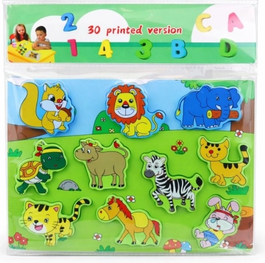 Wooden animal puzzle 30 × 21 cm