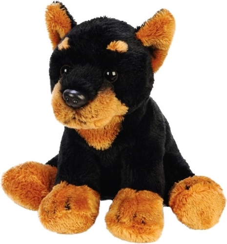 Plush Doberman Dog