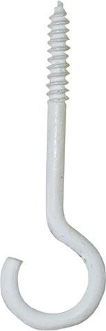 Chandelier Hook 60 × 4.5 mm White (10 pcs)