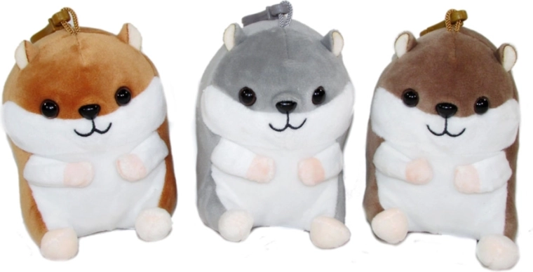 Plush Hamster Keychain 12 cm