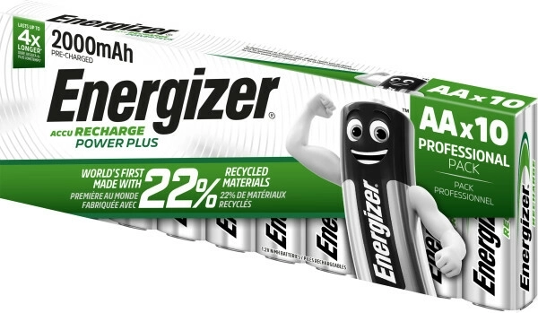 Laetavad patareid AA 2000 mAh Energizer Power Plus, 10 tk