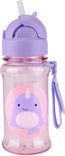 Skip Hop Zoo Tritan Renew joogipudel kõrrega narval 355 ml