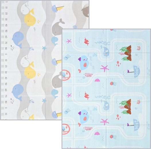 NANNA kokkupandav kahepoolsed vahtmatt mängimiseks Meri 200 × 150 cm