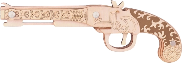 Wooden 3D Puzzle Rubber Band Musket