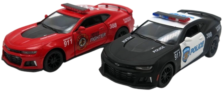 Metal model car 2017 Camaro ZL1 police