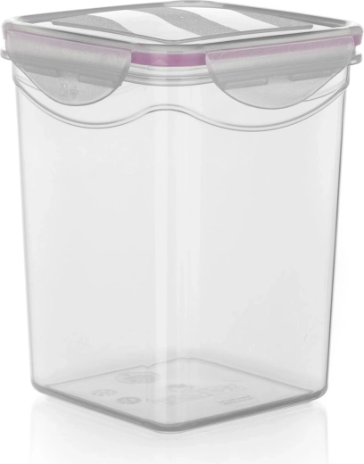 Hermeetiline ruudukujuline säilituskarp LARA 1,8 l